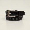 thumbnail image 1 of Ariat® Men's Basket Weave Black Leather Belt A1035801, 1 of 1