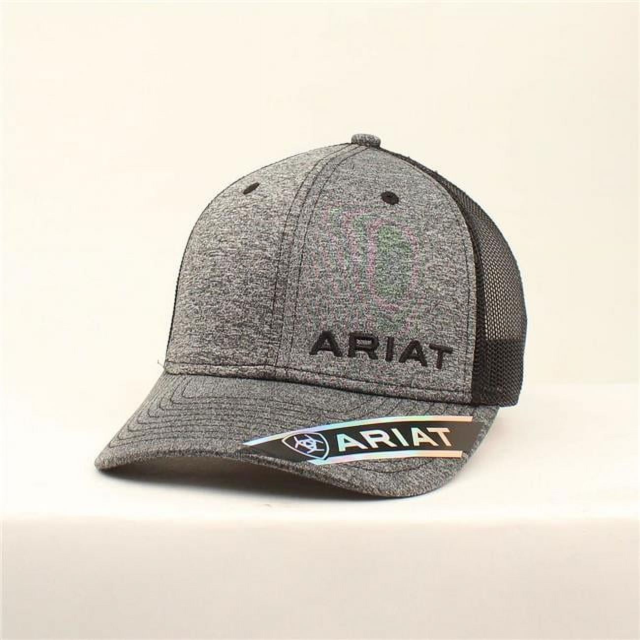 Ariat A300005001 Mens Mesh Back Logo Baseball Cap - Black