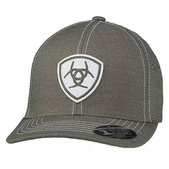 Ariat A300015206 Snap Back Logo Hat Baseball Cap, Grey - One Size