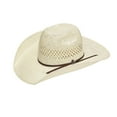 thumbnail image 1 of Ariat Unisex Punchy Straw Cowboy Hat A73168, 1 of 1