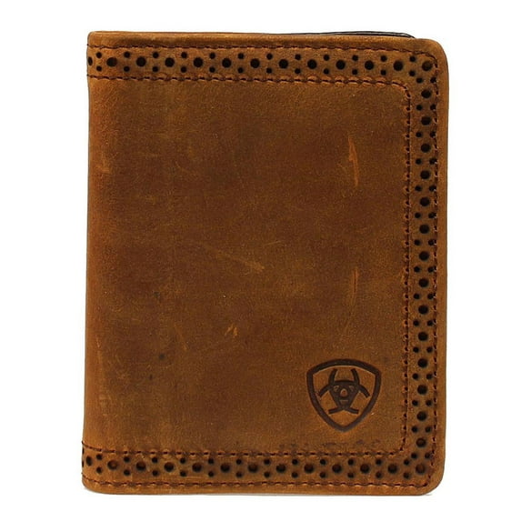 Ariat Accessories Men's Bi-Fold Edge Wallet BROWN OS