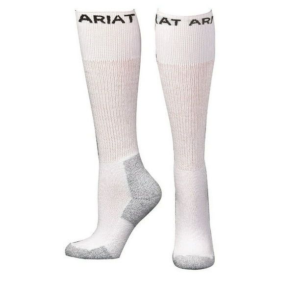 Ariat Accessories Men's Over The Calf Socks WHITE L