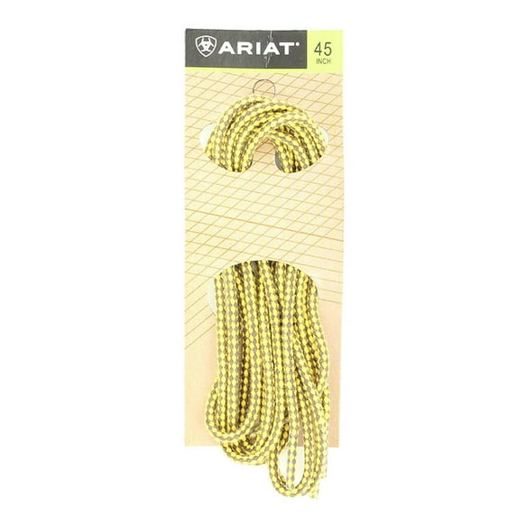 Ariat Accessories Unisex Waxed Nylon Shoelaces TAN 45"