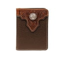 thumbnail image 1 of Ariat Bi-Fold Flip Case Wallet, Brown, 1 of 1