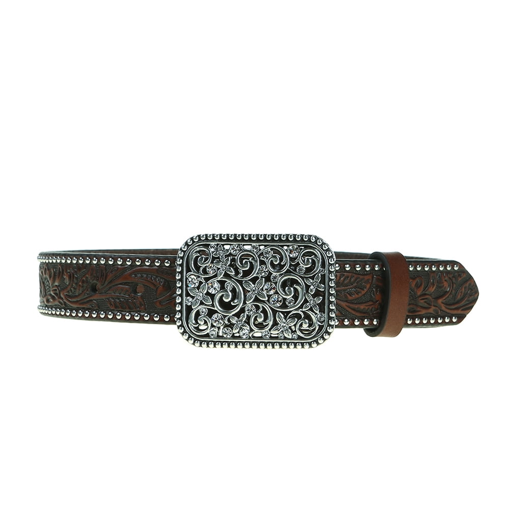 Ariat Men's Silver Star Embellished Belt