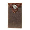 thumbnail image 1 of Ariat® Circle Concho Chocolate Brown Leather Rodeo Wallet A3510202, 1 of 2