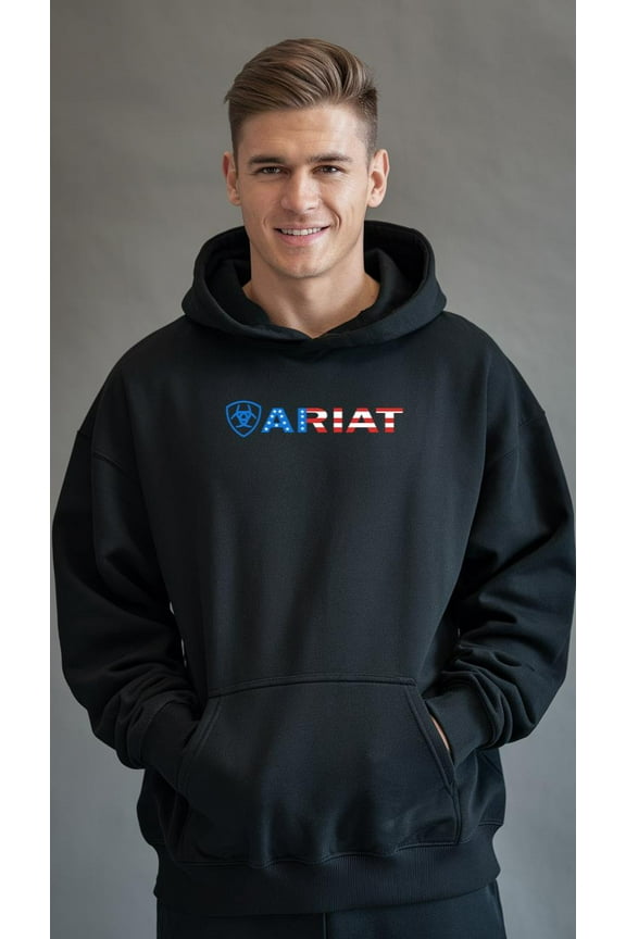 Ariat Graphic Hoodie , for men & women, up to size 5XL. Unisex Casual Western Apparel