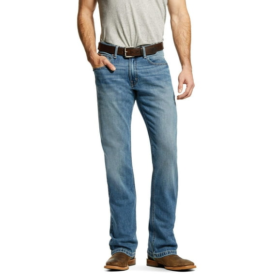 ARIAT Men’s M4 Low Rise Stretch Legacy Stackable Straight Leg Jean