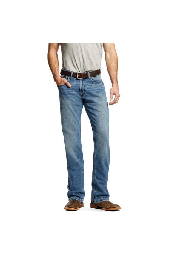 Mens M4 Low Rise Stretch Legacy Stackable Straight Leg Jean