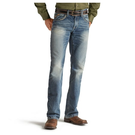 Ariat M5 Slim Ridgeline Stackable Straight Leg Jean Blue | 10012703-X