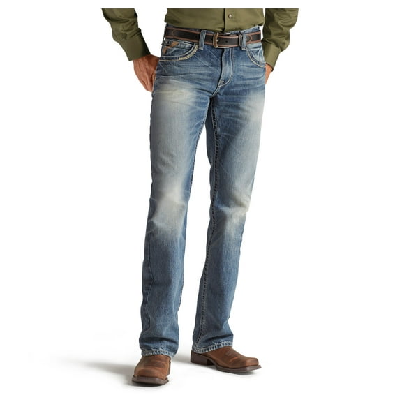 Ariat Men's M5 Slim Stackable Straight Leg Jean, Gambler, 36W x 36L