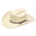 thumbnail image 1 of Ariat Men's 20X 2 Cord Black Band Hat Ivory 6 3/4, 1 of 1