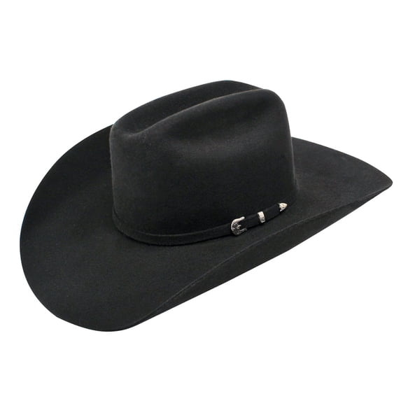 Ariat® Men's 3X Wool Black Cattleman Western Hat A7520601