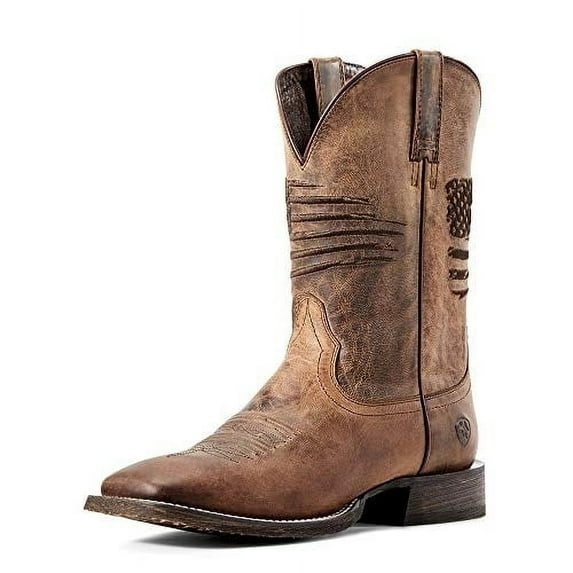 Ariat Men's Circuit Patriot Western Boot Weathered Tan - 10029699 WEATHERED TAN