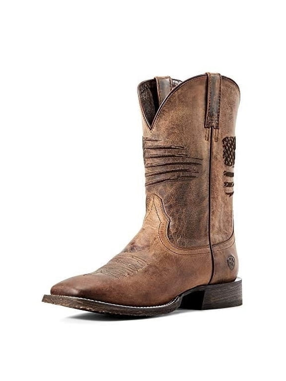 Men's Circuit Patriot Western Boot Weathered Tan - 10029699 WEATHERED TAN