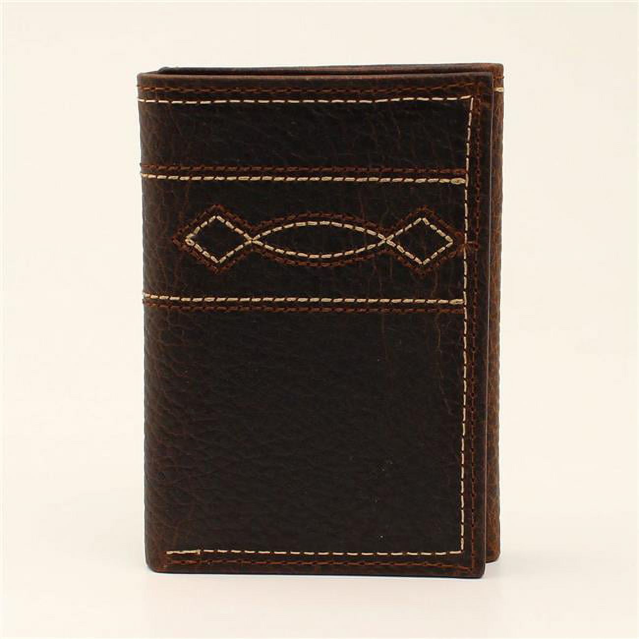 Ariat Diamond Lace Southwest (Black) - Men's Trifold Wallet