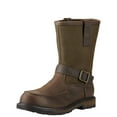 thumbnail image 1 of ARIAT Men's Groundbreaker Moccasin Toe H2O Work Boot, Dark Brown/Dark Olive Cordura, 8 D US, 1 of 5