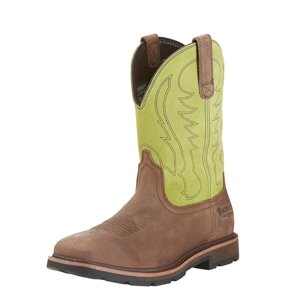 Ariat Men's Groundbreaker Wide Square Toe Waterproof Steel Toe Work Boot