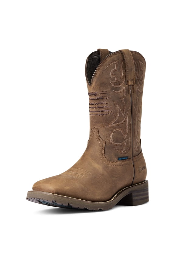 Men's Hybrid Patriot Waterproof Western Work Boot