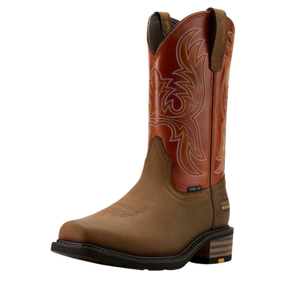 Ariat Men's Ironside Square Toe Steel Toe Work, Dark Earth, 10, Wide ...