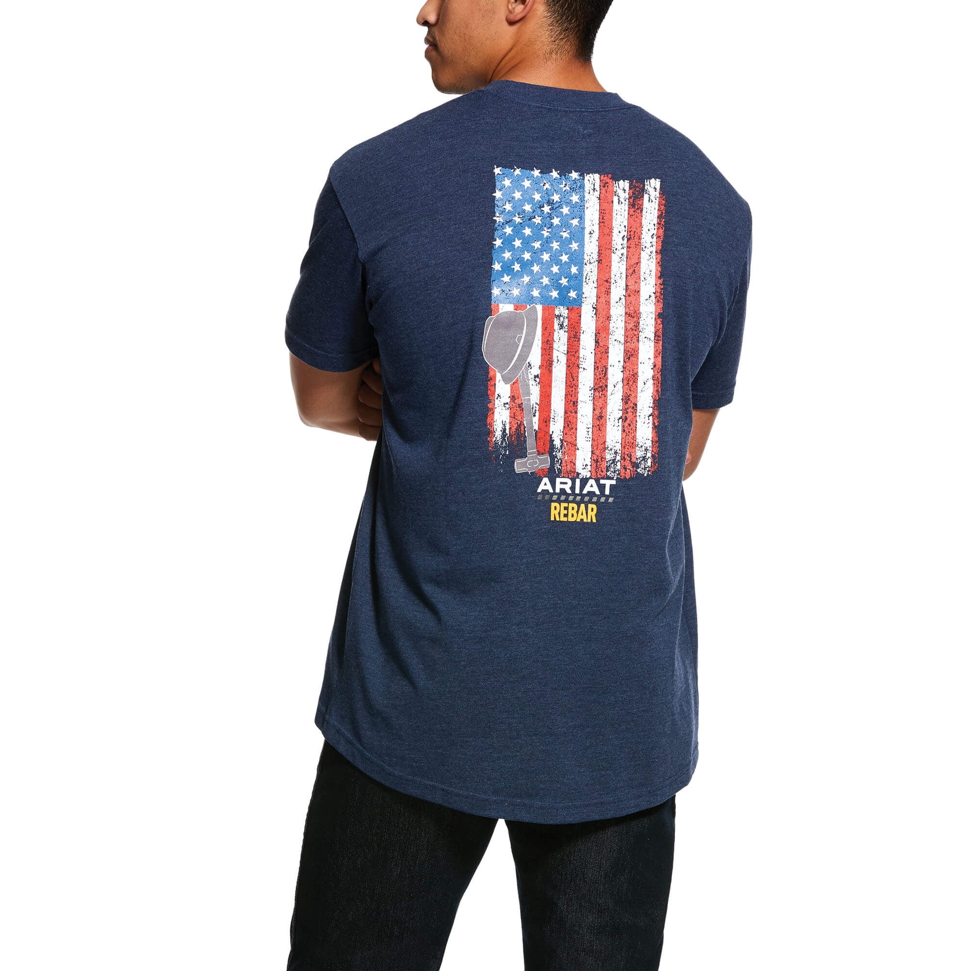 Ariat Men's Rebar Cotton Strong Graphic T-Shirt - Durable Work & Casual Tee