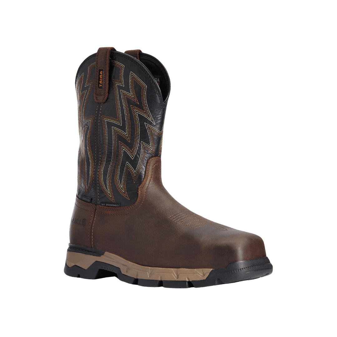 Ariat Men's Rebar Flex Western Waterproof Composite Toe Work Boots
