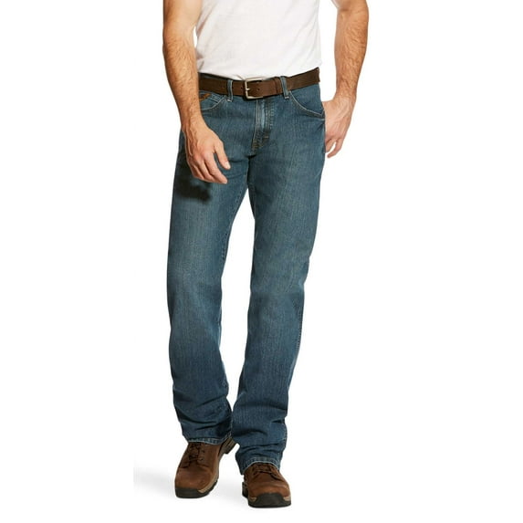 Ariat Men's Rebar M4 Relaxed DuraStretch Basic Boot Cut Jean, 30x36