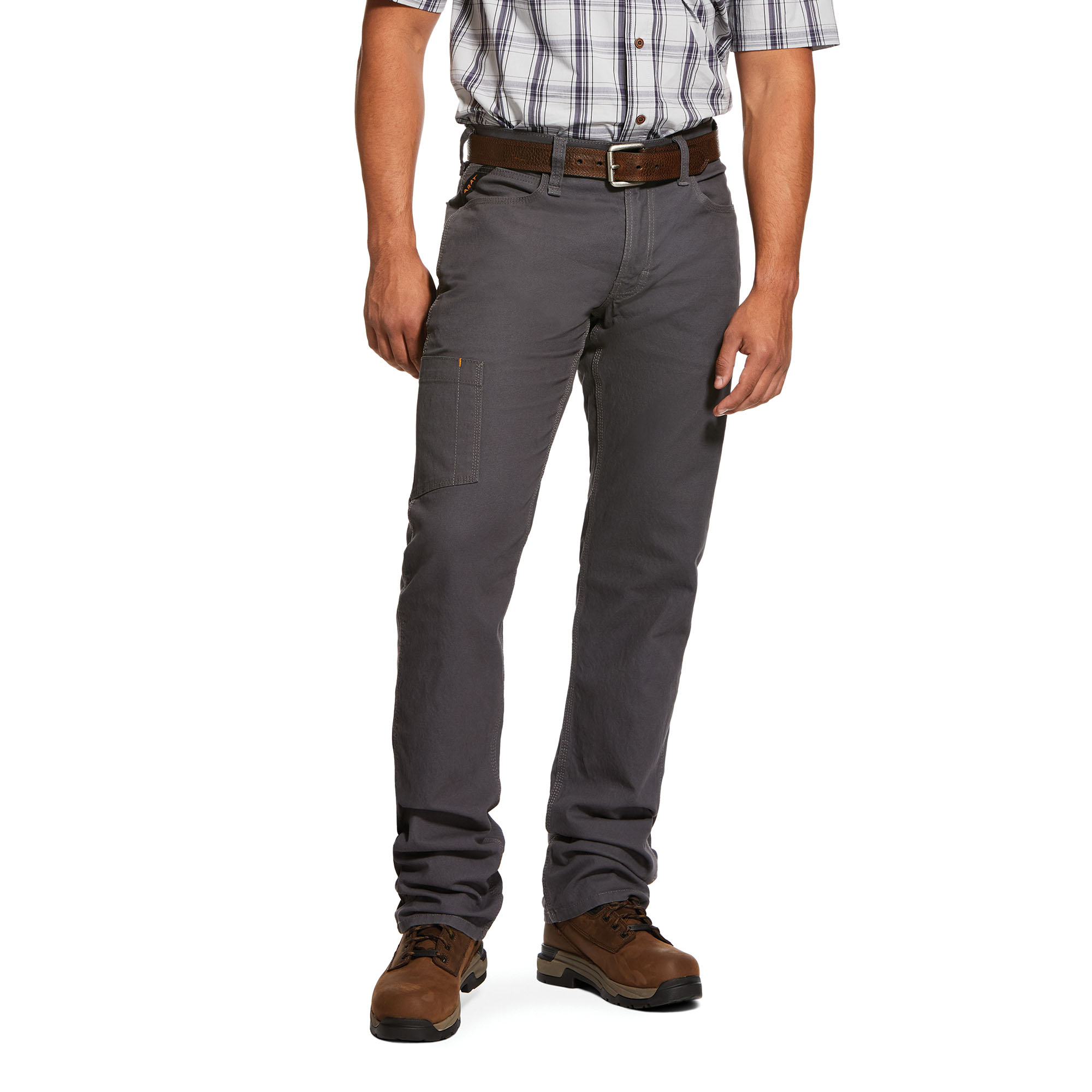 Ariat Men's Rebar M4 Low Rise Durastretch Made Tough Stackable Straight Leg Pant - image 1 of 4