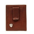 thumbnail image 1 of Ariat® Men's Rowdy Dark Copper Bi-Fold Money Clip Wallet A35124283, 1 of 2