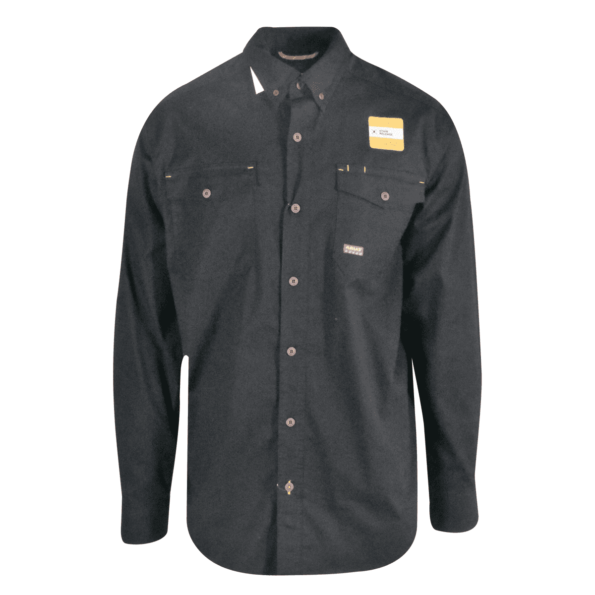 Ariat Men's Shirt Black Rebar Long Sleeve Woven (S15) - Walmart.com