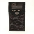thumbnail image 1 of Ariat Men's USA Flag Patch Sport Card Wallet, Black, 1 of 2
