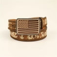 thumbnail image 1 of Ariat Men's USA Patriot Brown Digital Camo 1.5 Leather Belt A1030844, 1 of 2