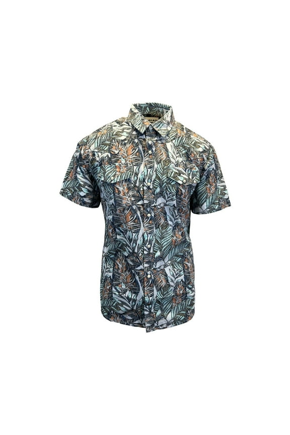 Men's White Asparagus Shirt Hodie Retro Fit Short Sleeve (S43)