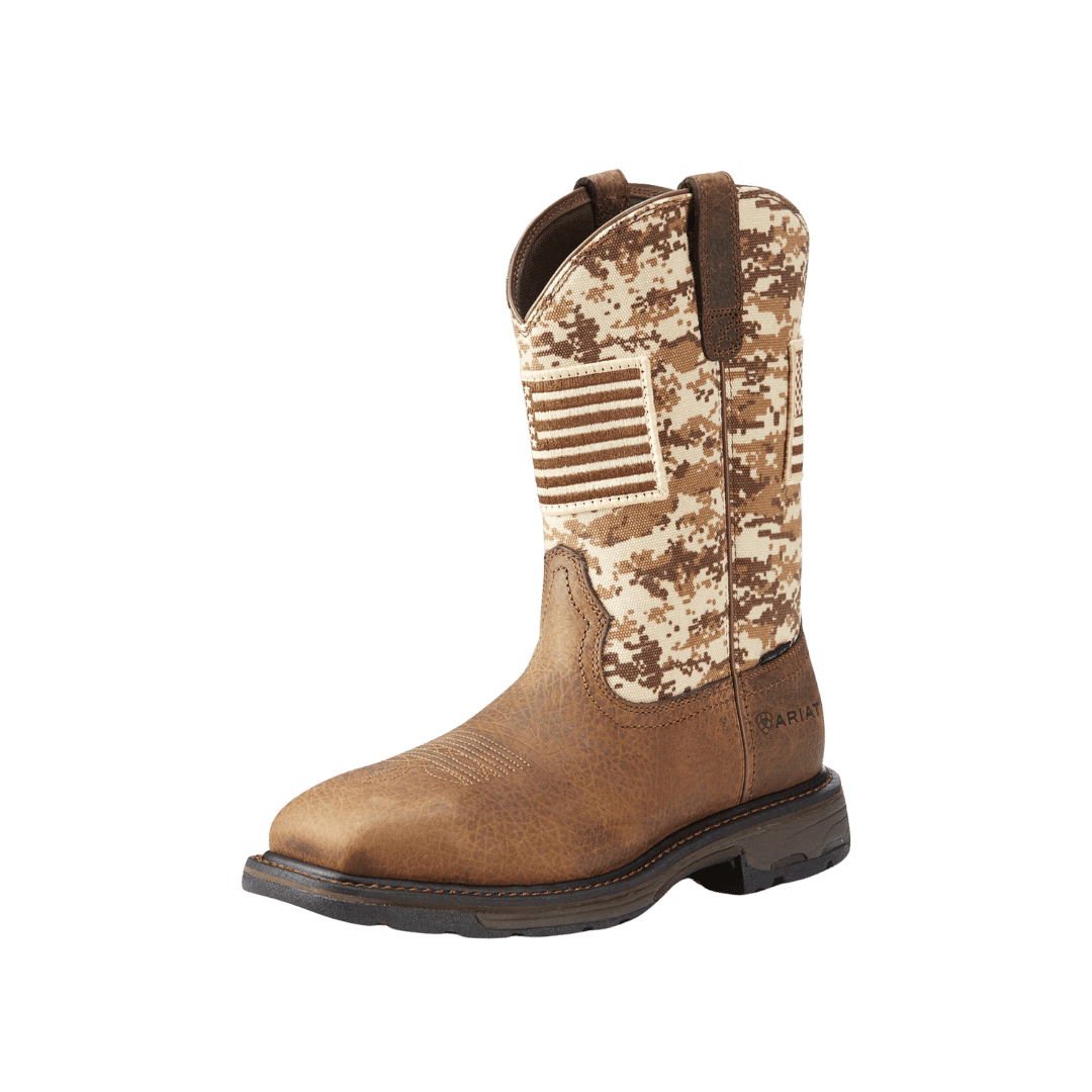 Ariat Men's WorkHog Patriot Steel Toe Work Boots