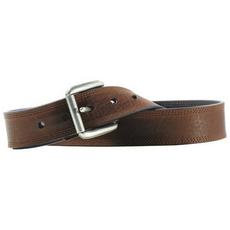 Ariat Triple Braid Brown Leather Belt, Size 32 ariat-men-s-premium-leather-  main image 2