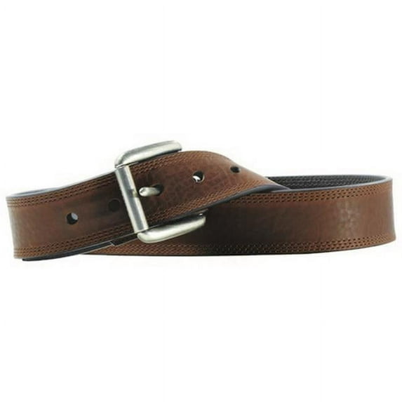 Ariat Mens Brown Triple Stitch Leather Belt A10004631