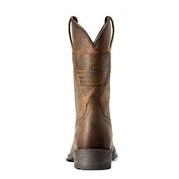 Ariat Mens Rambler Patriot Western Boot Distressed Brown 11.5