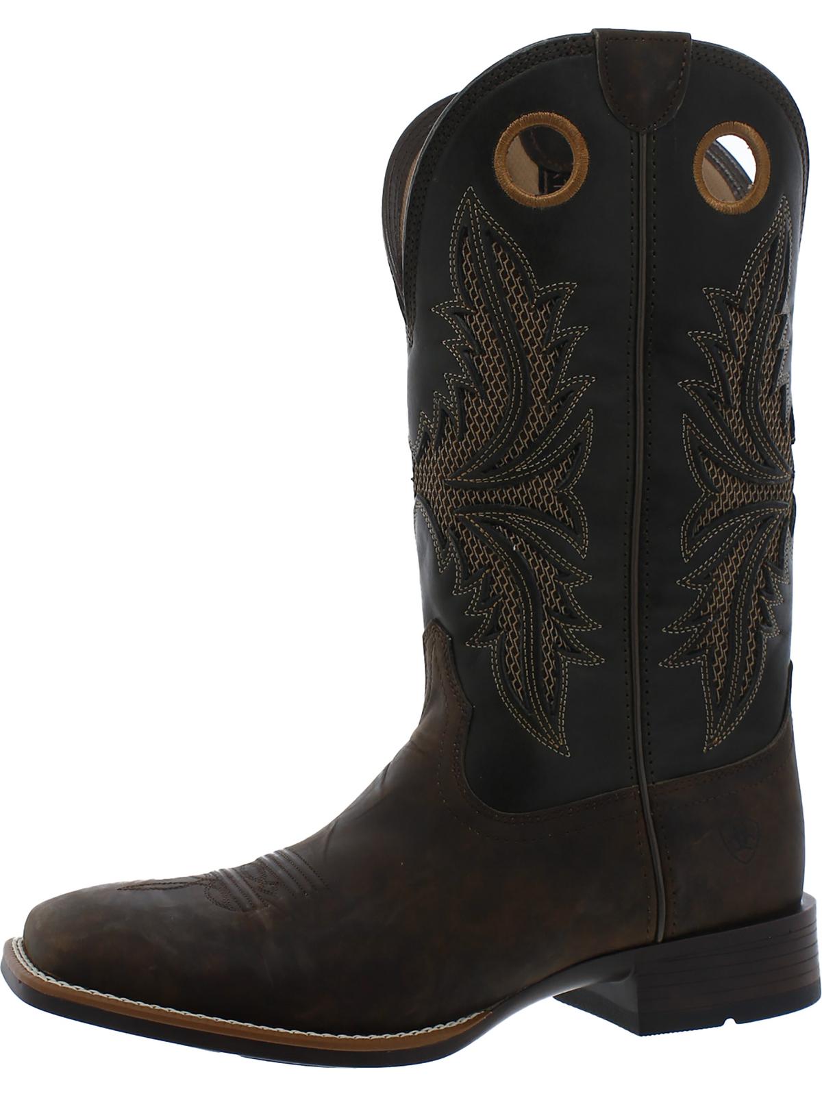 Ariat Mens VentTek 360 Toughy Leather MidCalf Cowboy, Western Boots