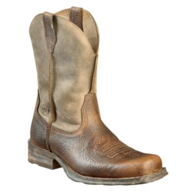 Ariat Rambler PullOn 11 in. Western Boots for Men EarthBrown Bomber