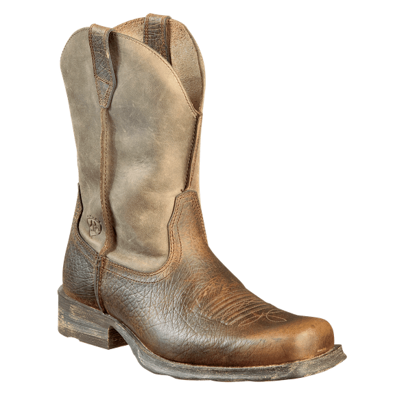 Ariat Rambler Pull-On Western Boots for Men - Earth/Brown Bomber - 10 W