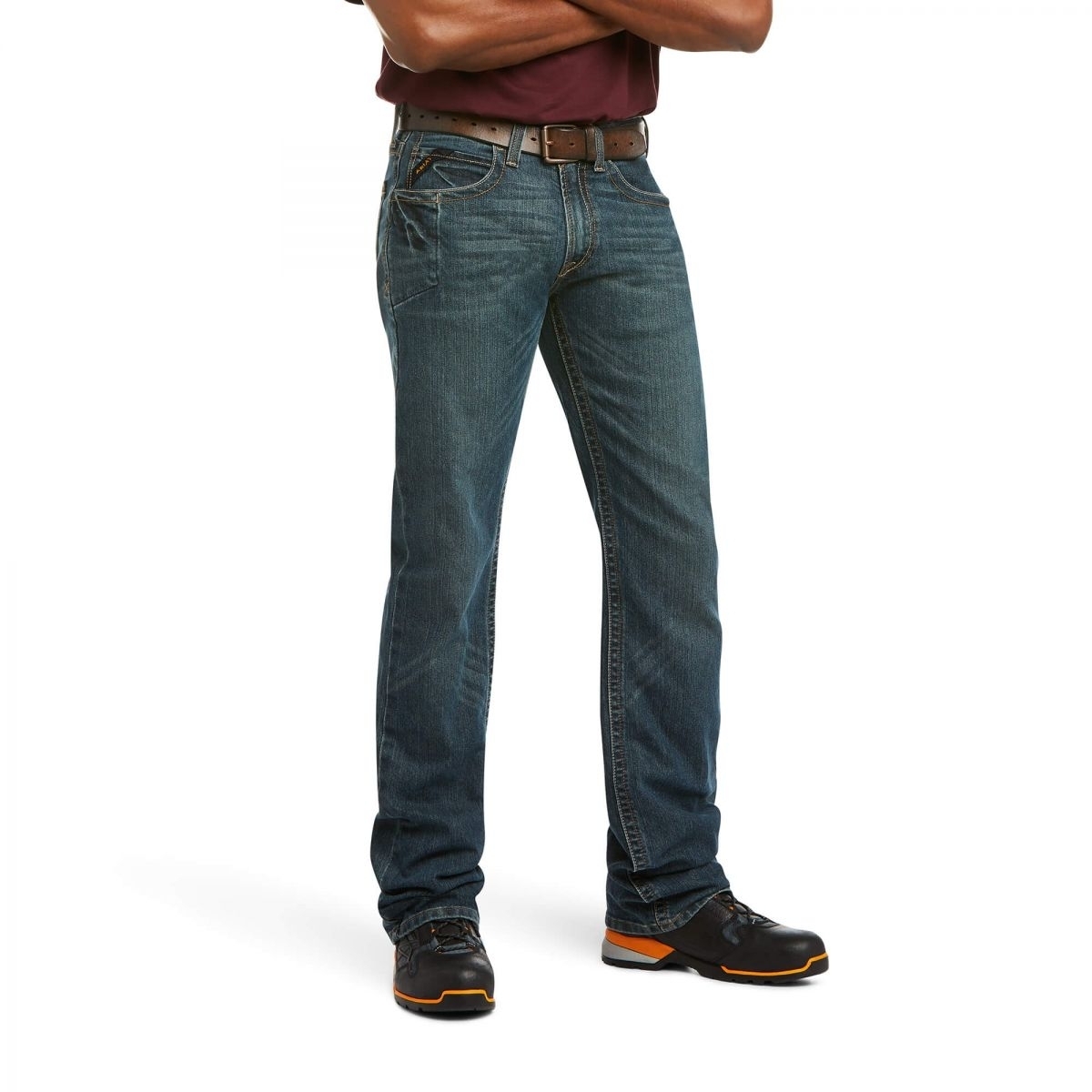 Ariat Rebar M4 Slim Fit Durastretch Straight Leg Jean - Work Jeans for Men - image 1 of 4