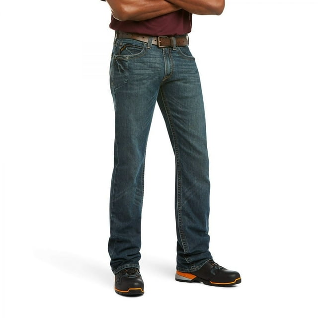 Ariat Rebar M4 Slim Fit Durastretch Straight Leg Jean - Work Jeans for Men