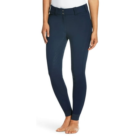 Ariat Tri Factor EQ Grip Full Seat Breech, Womens, Navy, 24 Long