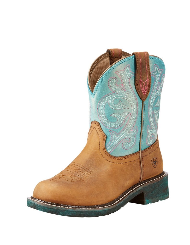 Ariat Western Boots Womens Fatbaby Heritage Shimmer Brown 10023113