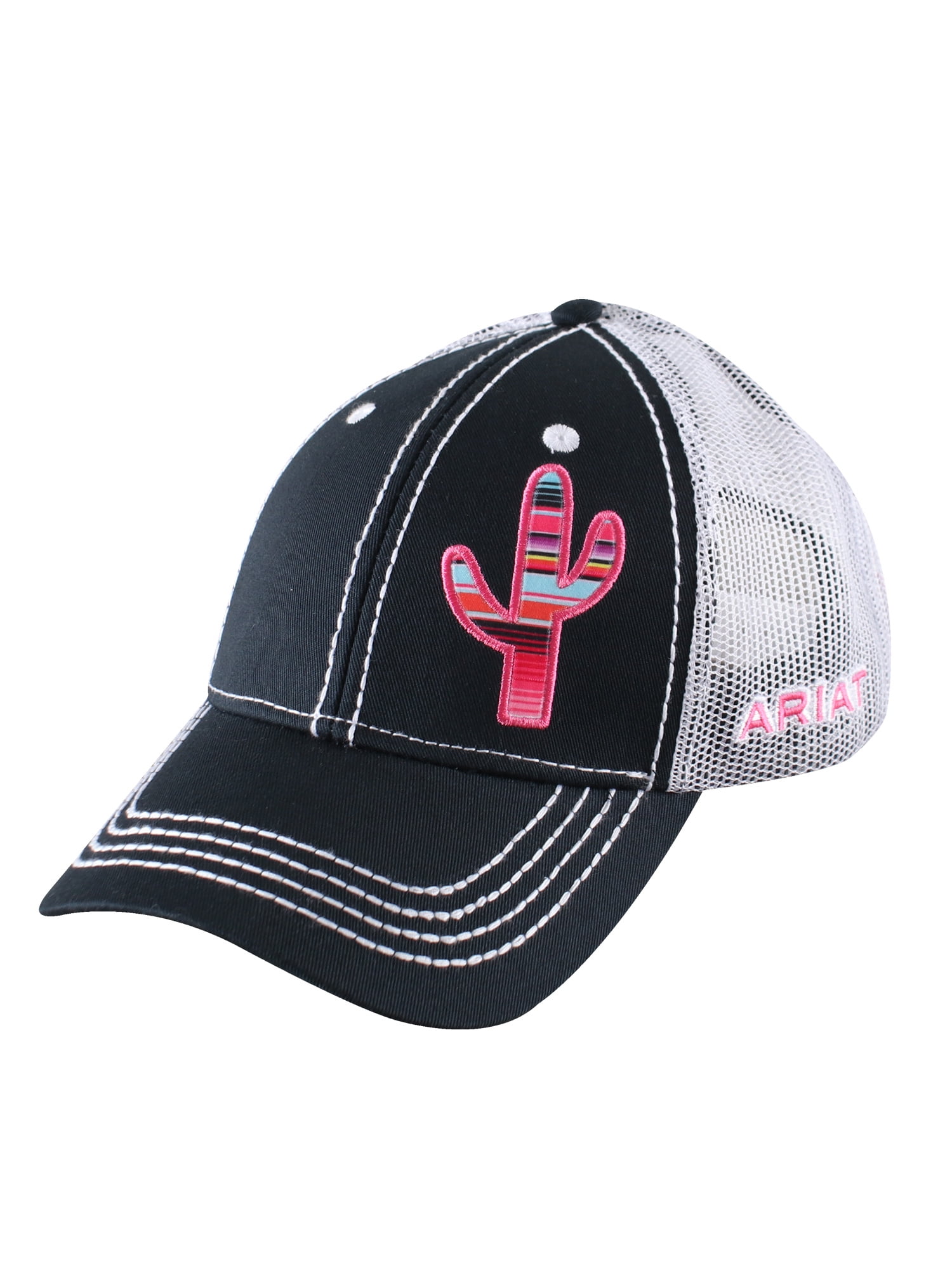 Ariat Women's Offset Cactus Mesh Snap Back Cap