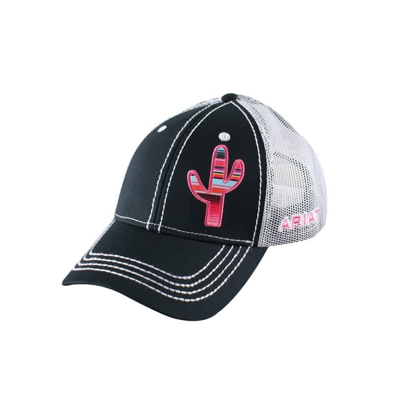Ariat Women's Offset Cactus Mesh Snap Back Cap