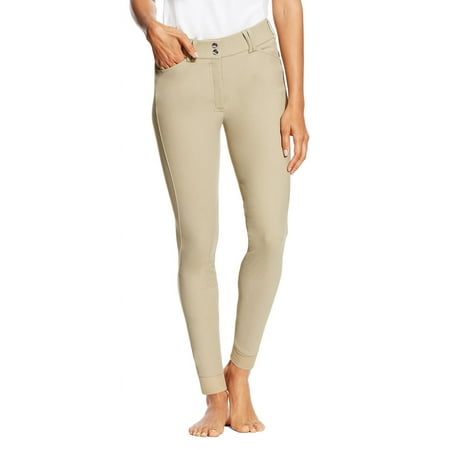 Ariat Tri Factor EQ Grip Knee Patch Breech, Womens, Olympia Tan, 36 Regular
