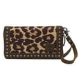 thumbnail image 1 of Ariat Womens Brown Leopard Clutch Wallet One Size N/A, 1 of 2
