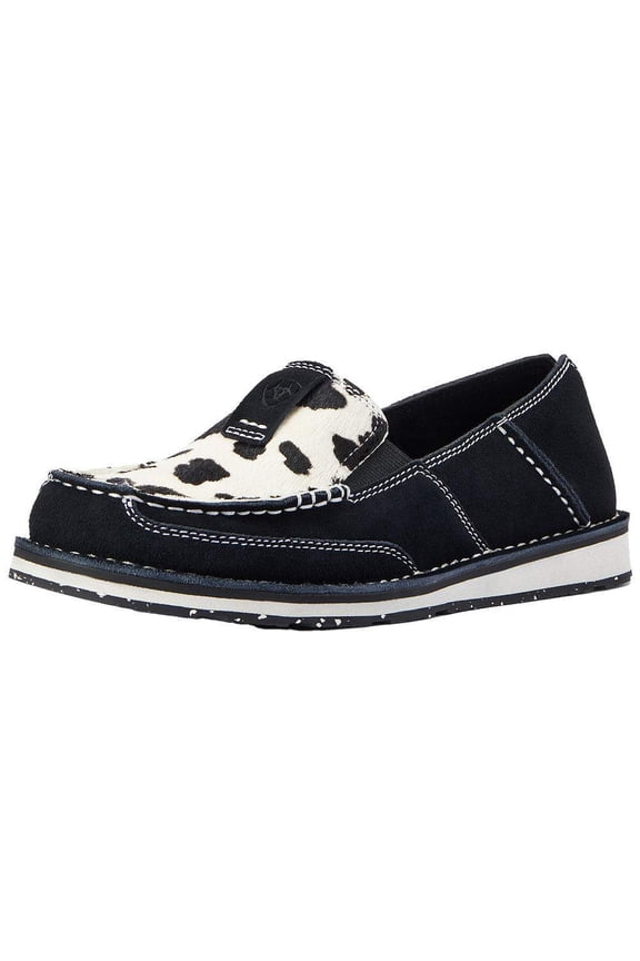 Womens Women`s Ariat and White Suede Cruiser 6 B Black