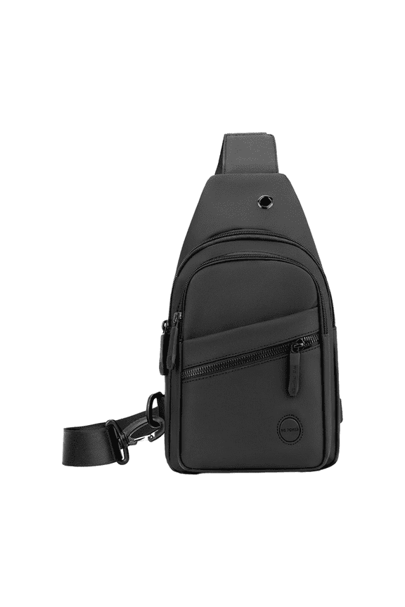 Men's Crossbody Bag Travel Bags,Men's High-end Slim Multipurpose Chest Bag With Headphone Port Removable Buckle Side Bag Travel Outdoor Leisure Bags for Travel